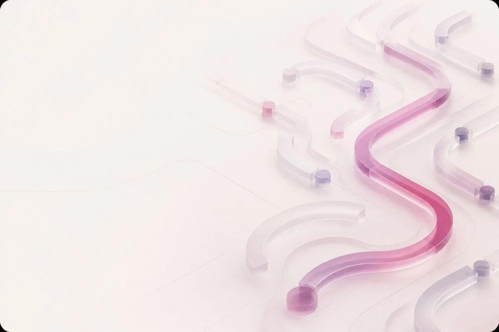 Connected customer pathways converging into one coherent journey.